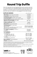 Round Trip Duffle