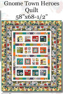 Gnome Town Heroes Quilt Kit
