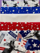 5 Yards Bundle Patriotic theme with Free Pattern